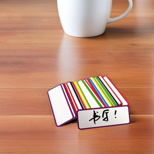 Étiquettes magnétiques réutilisables 8,1x3 cm de bureau - 4