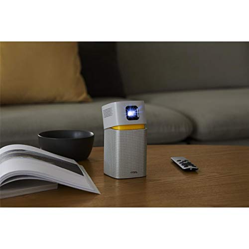 Image of BenQ GV1 Wireless Mini Portable Projector | Google Cast & AirPlay | Bluetooth Speaker | Wi-Fi (or Wireless Display) | USB-C | HDMI Connectivity