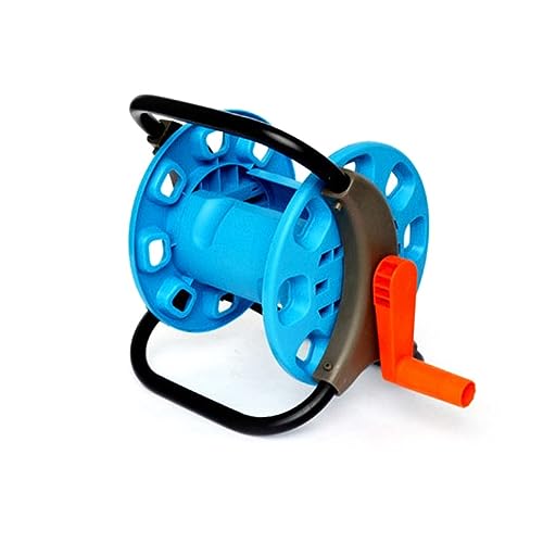 YARNOW Supporto Per Avvolgitubo Da Giardino in Plastica Pe E Alluminio Capacità 25 M Facile Da Installare Per Uso Domestico E Per Auto.