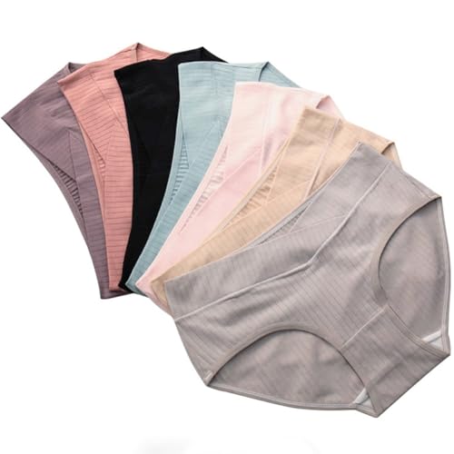 Culottes maternité respirantes pack de 8 slips coton anti-pression - 4