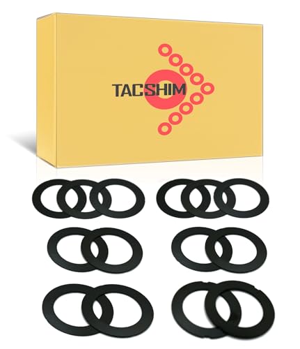 TACSHIM Black 1/2x28 Barrel Shim Kit for .223 5.56 (14 Pack)