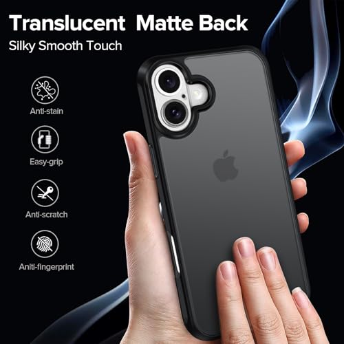 Image of ivoler 3-in-1 Case for iPhone 17 6.3 inch, Black