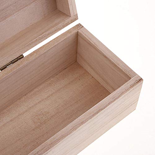 Wooden Box With Hinged Lid, Boxes For And Brush Storage #TOP4