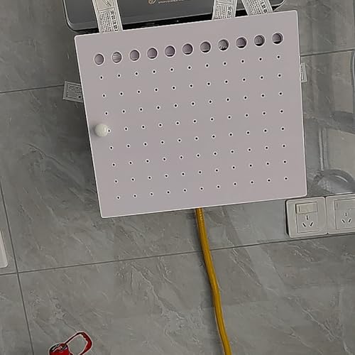 Protector de válvula de caldera montado en la pared, deflector decorativo de calentador de agua a gas, cubierta de medidor de gas natural, diseño de clip (35 x 40 x 17 cm) para mejorar la seguridad y