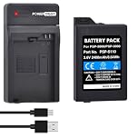 PowerTrust PSP-S110 Battery with Charger for PSP-2000, PSP-3000, PSP-3001, PSP-3002, PSP-3003, PSP-3004, PSP-3005, PSP-2001, PSP-2003, PSP-2004