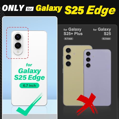 Coque Galaxy S25 Edge Cuir Synthétique Brun Clair Texturé TUCCH