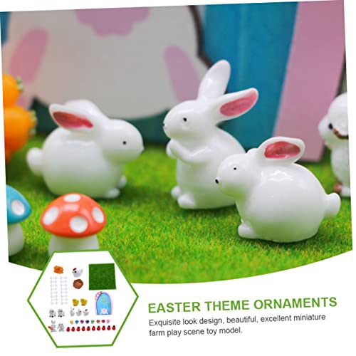 Ornements miniatures de porte féerique en bois, cadeau idéal de Pâques