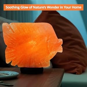 Fishshapedsaltrocklamp100organichimalayansaltlampcomeswithawoodenbasehandcarvedpremiumfinish Urban Country Home Decor Fish shaped salt rock lamp 100 organic himalayan salt lamp comes with a wooden base hand carved premium finish urban country home decor