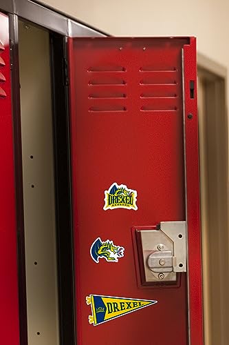 Image of Drexel University 9ct Vinyl Large Deluxe Stickers Variety Pack - Laptop, Water Bottle, Scrapbooking, Tablet, Skateboard, Indoor /Outdoor - Set of 9