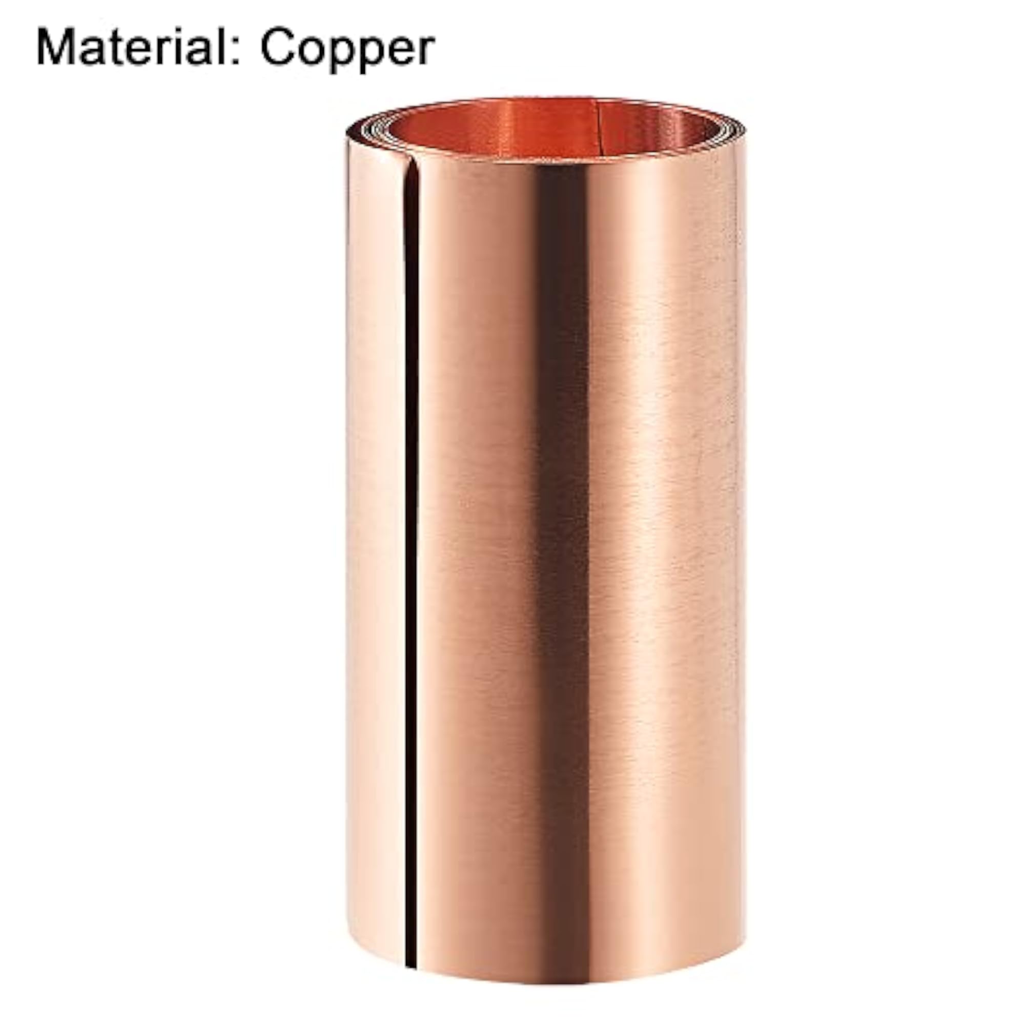 Copper Sheet Roll, Metal Foil Plate, 1000mm x 100mm