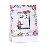 Material principal: PVC de alta calidad y papel kraft, duradero y liso, 100% ecológico y reciclable. El planificador abarca un total de 18 meses: Jul. 2018 - diciembre de 2019.