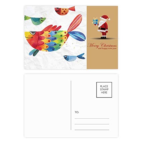 Cartes postales Père Noël poisson pour rompre la monotonie