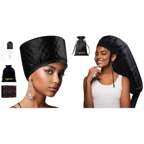 Ingeware Heat Cap for Deep Conditioning & Bonnet Hair Dryer Attachment Cover