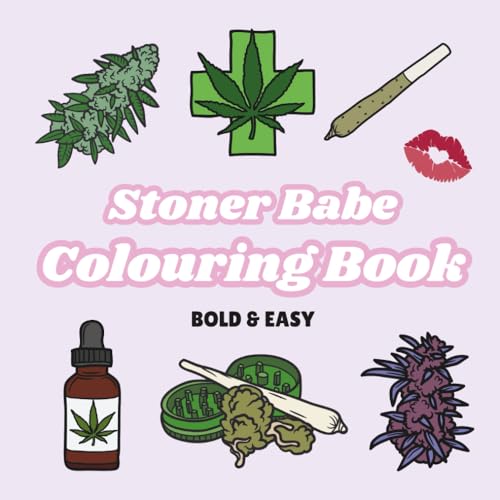 Stoner Babe: Colouring Pages