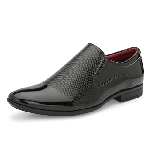Image of Centrino Mens Slip-on Shoes | Slip On Cushioned Insole Formal Shoe |Premium Craftsmanship & Durable Build |Classic, Timeless Durable Formal Shoes with a Smart and Sleek Upper, Crafted Material (9754)
