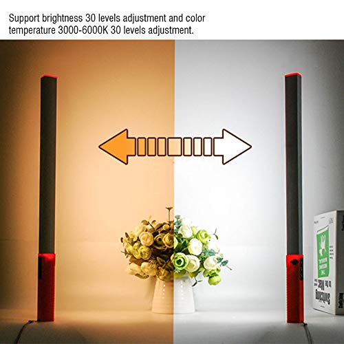 image for DAUERHAFT Handheld Fill Light,Portable Handheld LED Video Light,Adjust