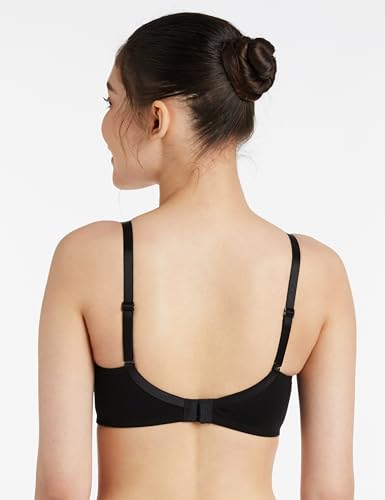 Image of Amazon Brand - Symbol Women's Cotton Stretch Padded Wire Free Medium Coverage T-Shirt Bra
