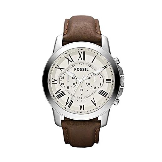 Relógio Fossil Masculino Grant Prata - FS4735/0BN