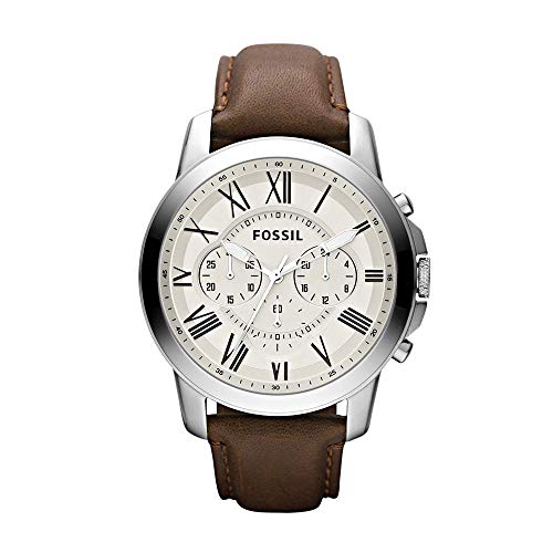 Relógio Fossil Masculino Grant Prata - FS4735/0BN