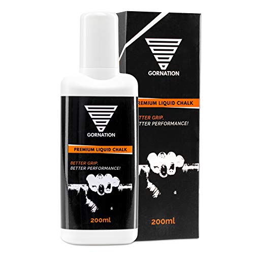 GORNATION Magnesio líquido - Tiza líquida prémium para calistenia, Escalada, Pole Dance y Gimnasio - Magnesio para un Mejor Agarre - 200 ml Cover