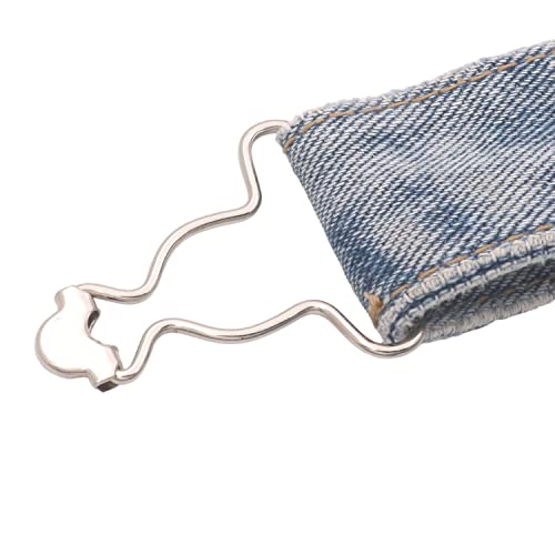 Overall Suspender Dungaree Buckles, 1-1/2'' Wide Bottom, For Rompers Sewing Diy, Silver - Pack Of 20 #TOP4