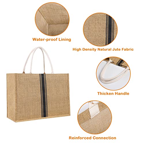 Trifabricy Beach Bag, Large Beach Bag for Women, Woven Straw Beach Tote Bag Waterproof, Weaving Swim Gym Shopping Travel Bag - Image 6
