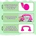 6 pcs Whisper Reading Phones for Classroom Hear Myself Sound Speech Therapy Tool Auditory Feedback Whisper Phone Manipulatives for Kids Preschool Children (Rose red)