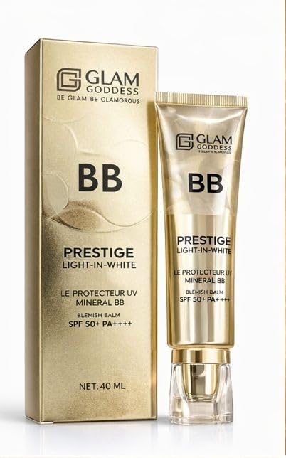 BB Prestige LightInWhite Mineral BB Cream SPF 50 PA Blemish Balm with UV Protection Lightweight Daily Coverage 40 ml-picture-30