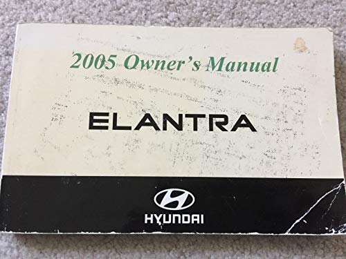 2005 Hyundai Elantra Owners Manual