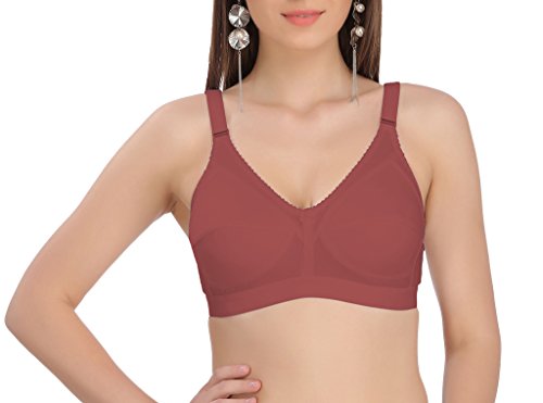 Image of Eve's Beauty Womens Full Coverage Bra | Adjustable Broad Straps | Full Cups Bra | Non Padded | Non Wired Bra