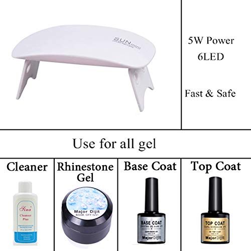 Ofanyia Nail Art Set Inklusive Nagellack Gel Nail Sticker Nail Lamp Base Top Coat Nagel Maniküre Werkzeuge – Bild 2