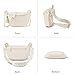GOINSOUND Vegan Leather Fanny Packs for Women Small Crossbody Sling Purse with 2 Adjustable Strap,Fashion Waist Packs for Travel Daily Use (beige)