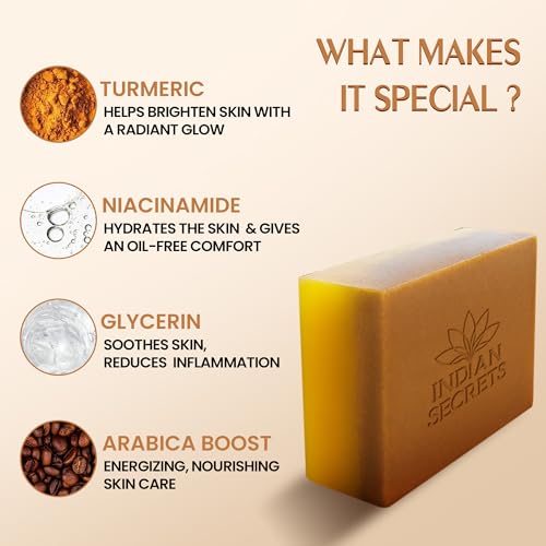Image of Glow Combo | De-Tan Face Wash & Scrub Soap For Brightening & Glowing Skin | Kojic Acid, Saffron, Glutathione, Niacinamide, Turmeric | Reduces Tan | For Men & Women, Pack of 2