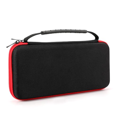 Carrying Case for Nintendo Switch/Nintendo Switch OLED，with 10 Cartridges Protective Hard Shell Travel Carrying Case Pouch for Travel (Black)