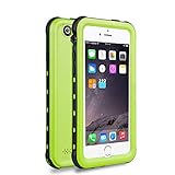 iPhone 5 5S SE Waterproof Case, IP68 Certified Waterproof Shockproof Dirtproof Snowproof Heavy Duty Protective Cover, Full Sealed Case with Built-in Screen Protector for iPhone 5 5S SE (GREEN)