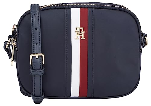 Tommy Hilfiger Damen Umhängetasche Poppy Mittelgroß, Blau (Space Blue),...