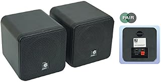 E-Audio 4-Inch Dual Cone Full Range Mini Box Speaker