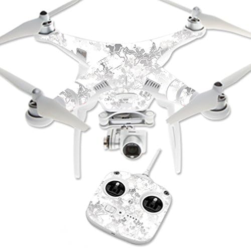 MightySkins - Skin compatible con DJI Phantom 3 Standard Quadcopter Drone Wrap Sticker Skins TrueTimber Viper Snow