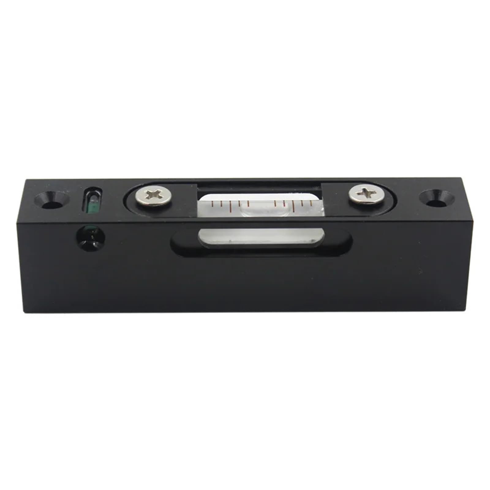 Nivel de burbuja ajustable de precisión múltiple, máquina de observación de tres ventanas, herramienta de depuración y nivelación portátil, 1 unidad(White-0.15mm-per-m)