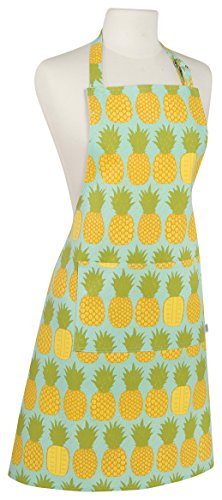 Now Designs Pineapples Chef's Kitchen Apron, 28 x 32 in