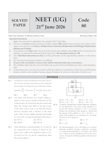 Image of Oswaal NEET 39 Years' Chapter-wise & Topic-wise Question Bank-Physics (1988-2026) |3rd May and 21 June 2026 Paper Fully Solved | With Revision Notes, Mind Maps & Mnemonics | Oswaal AI