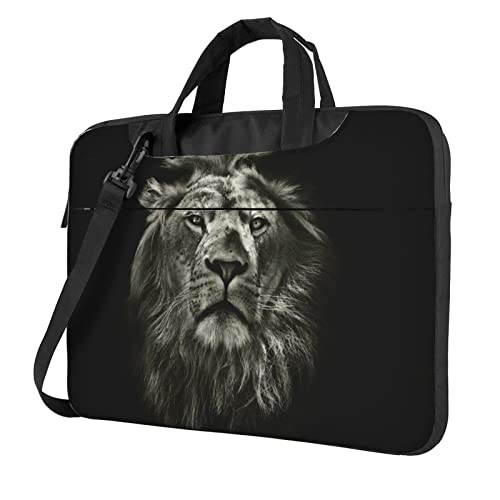 Bolsa de hombro para portátil de 14 pulgadas con diseño de calabaza negra de 40 cm