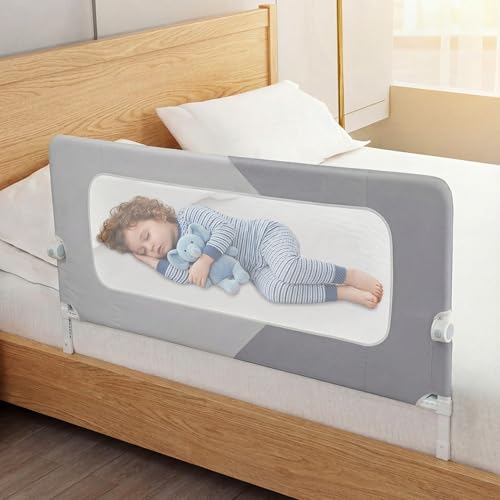 DwelSpire Foldable Bed Rail, 57in...