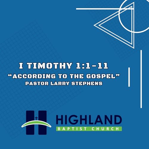 Page de couverture de "According to the Gospel," I Timothy 1:1-11