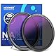 NEEWER HD True Colors 82mm Variabler ND Filter ND2-512 (1-9 Stop), VND Filter und magnetischer ND32 Graufilter, mehrfach beschichtet, Keine Farbverschiebung/kein X Kreuz/Keine Vignettierung