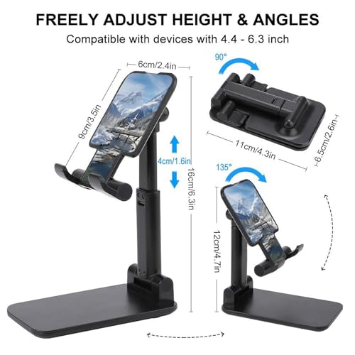 Support de téléphone pliable pour bureau pour éviter les chutes - 2
