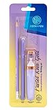 Astrapen Schreibwaren-Set, rotgold, blaue Tinte, Schule, 3 Elemente, Nadelspitze 0,5 mm,...