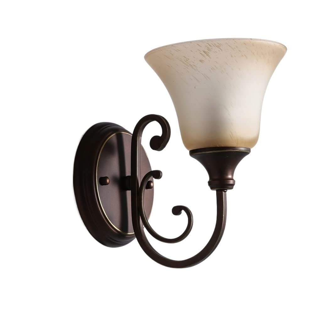 Applique murale vintage E27 en fer luminaire intérieur pour couloir et escalier