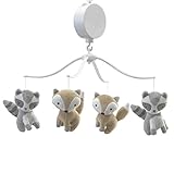  Bedtime Originals vandali animali della foresta giostrina musicale, grigio/bianco