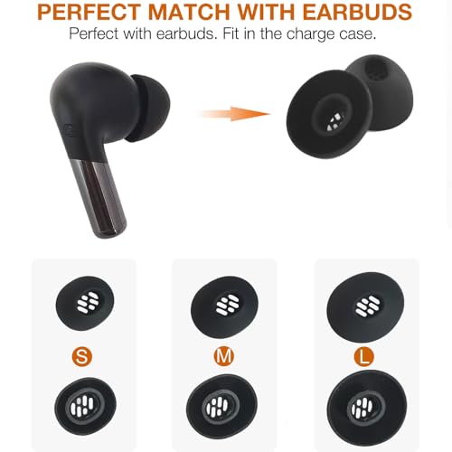 Image of 6X Replacement Silicone Eartips for OnePlus Earbuds,Dust Filter | Compatible with OnePlus Buds 3 / Buds Pro 3 / Buds 4 / Nord Buds 3 / Nord Buds 3 Pro / Buds Z2 Earbuds Earpad,Upgrade